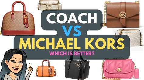 is coach more expensive than michael kors|michael kors vs coach handbags.